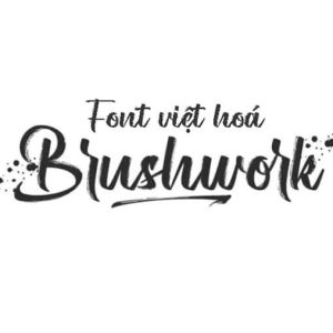 Font việt hoá MJ Brushwork – Brush