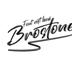 Font việt hoá MJ Brostone – Brush