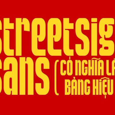 Font tiếng việt StreetSign Sans