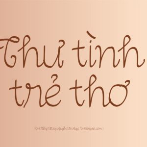 Font tiếng Việt 1FTV chuot tu do ( Demo )