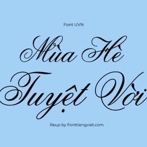 Font Việt Hóa UVN Buc Thu
