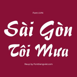 Font Việt Hóa UVN Bui Doi