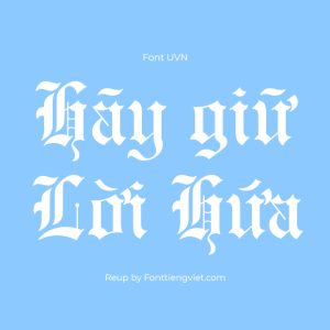 Font Việt Hóa UVN Co Dien