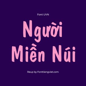 Font Việt Hóa UVN Da Lat