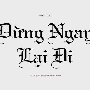 Font Việt Hóa UVN Dam Cuoi