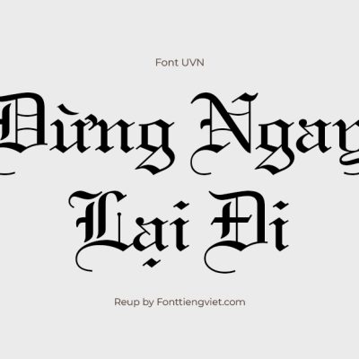 Font Việt Hóa UVN Dam Cuoi