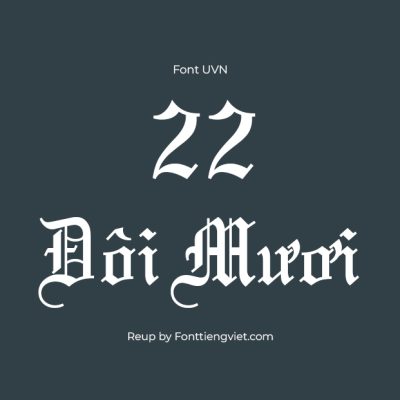 Font Việt Hóa UVN Dam Cuoi Hep