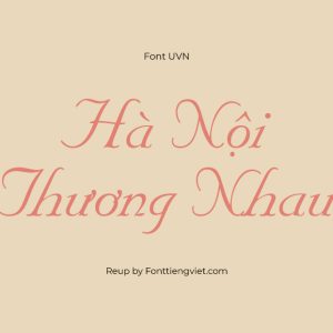 Font Việt Hóa UVN Dinh Hon