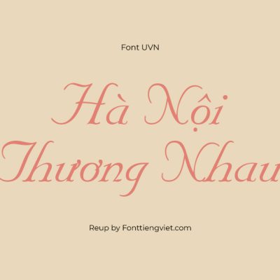 Font Việt Hóa UVN Dinh Hon