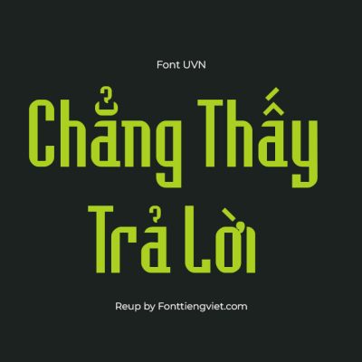 Font Việt Hóa UVN Hai Ba Trung