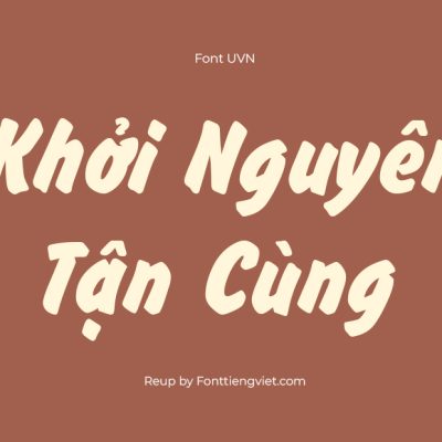 Font Việt Hóa UVN Hai Long