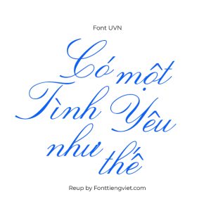 Font Việt Hóa UVN Hoa Tay
