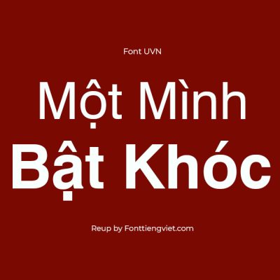 Font Việt Hóa UVN Hong Ha