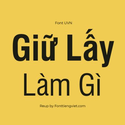 Font Việt Hóa UVN Hong Ha Hep