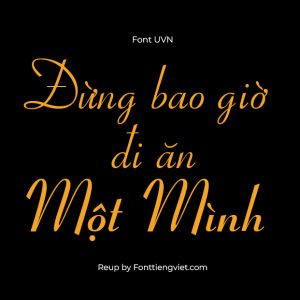 Font Việt Hóa UVN Kieu
