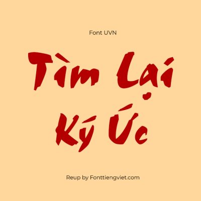 Font Việt Hóa UVN Thang Vu