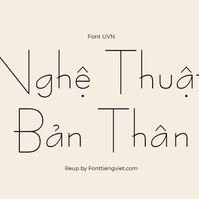 Font Việt Hóa UVN Thoi Dai 1