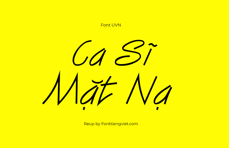 Font Việt Hóa UVN Vien Du