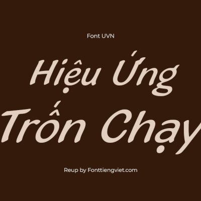 Font Việt Hóa UVN Vung Tau