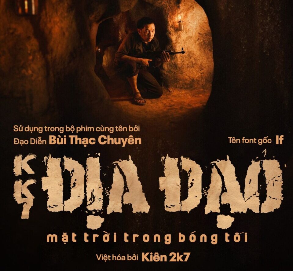 Font Việt hóa phim Địa Đạo – KK7-Địa Đạo