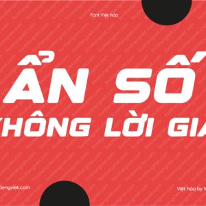 Font Việt hóa 1FTV Designer