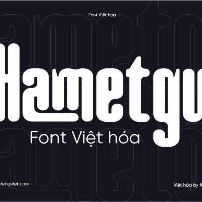 Font Việt hóa 1FTV Hametgu