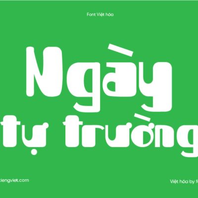 Font Việt hóa 1FTV Junior Schoolboy