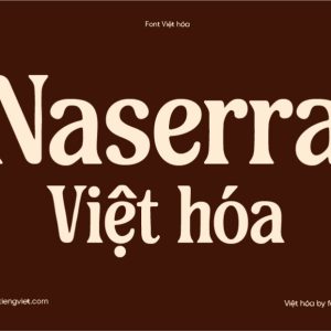 Font Việt hóa 1FTV Naserra
