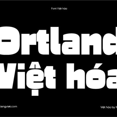 Font Việt hóa 1FTV Ortland