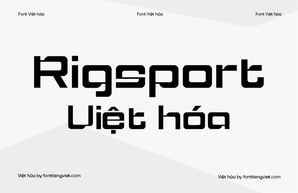 Font Việt hóa 1FTV Rigsport