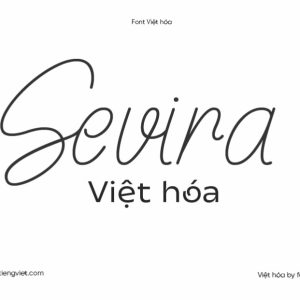 Font Việt hóa 1FTV VIP Sevira