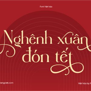Font Việt hóa 1FTV VIP Angrela Display – Tết
