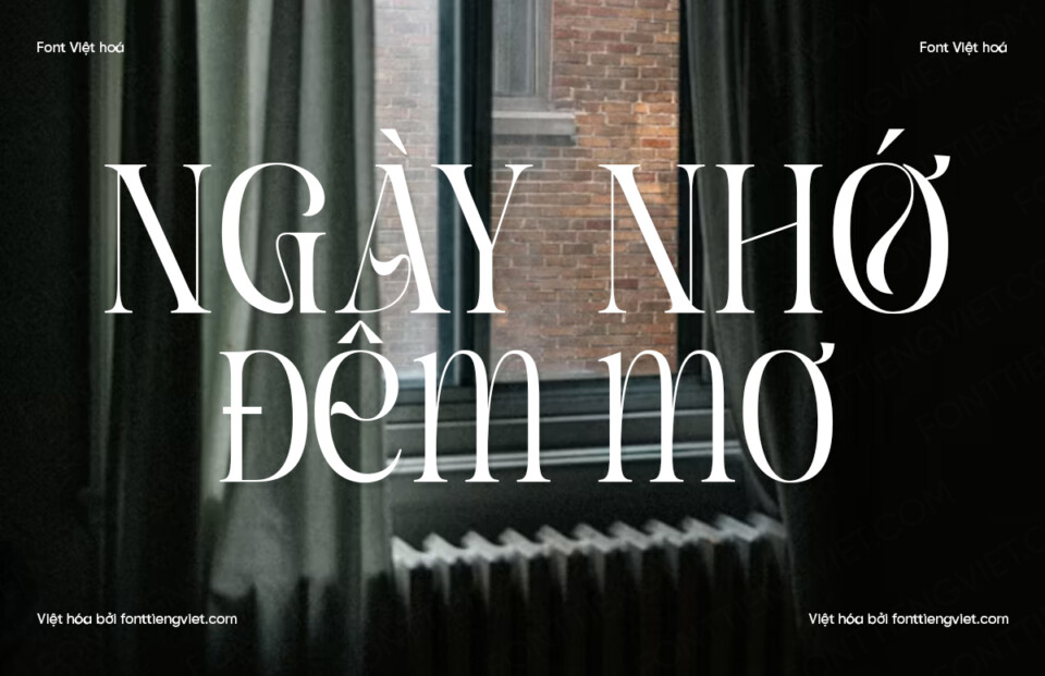 Font Việt hóa 1FTV VIP Argaka Fashion