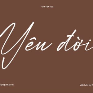 Font Việt hóa 1FTV VIP Bengoda