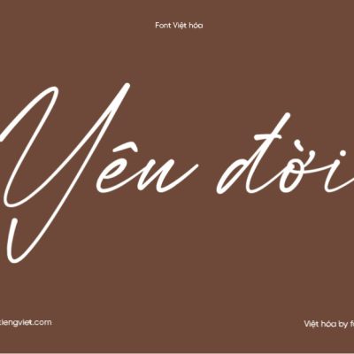 Font Việt hóa 1FTV VIP Bengoda