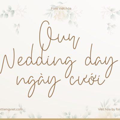 Font Việt hóa 1FTV VIP Bethan White