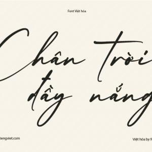 Font việt hoá 1FTV VIP Bethany Avanue