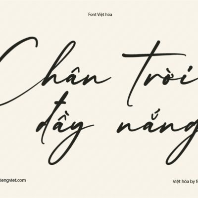 Font việt hoá 1FTV VIP Bethany Avanue