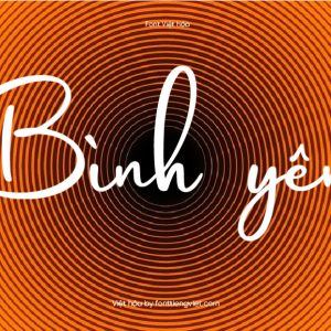 Font Việt hóa 1FTV VIP Bostanic Millague