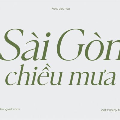 Font Việt hóa 1FTV VIP British Green Italic