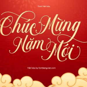 Font Việt hóa 1FTV VIP Chalisa Oktavia – tết