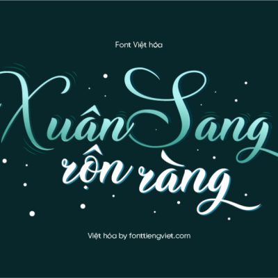 Font Việt hóa 1FTV VIP Christmas Wish Calligraphy – Tết