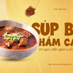 Font Việt hóa 1FTV VIP Comic Jungle