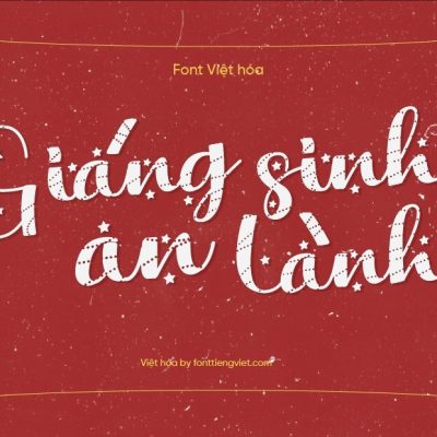 Font Việt hóa 1FTV VIP For Christmas – Giáng sinh