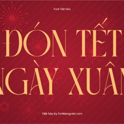 Font Việt hóa 1FTV VIP Glamora – Font tết