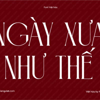 Font Việt hóa 1FTV VIP Glasvia – Sự lựa chọn hiện đại cho thiết kế thẩm mỹ và bao bì