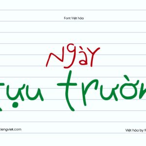 Font Việt hóa 1FTV VIP Kid Playon – Phấn