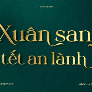 Font Việt hóa 1FTV VIP Medino – tết