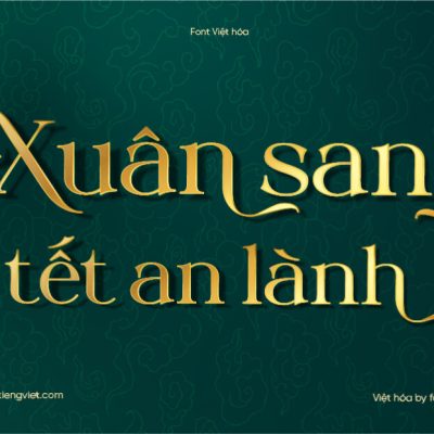 Font Việt hóa 1FTV VIP Medino – tết