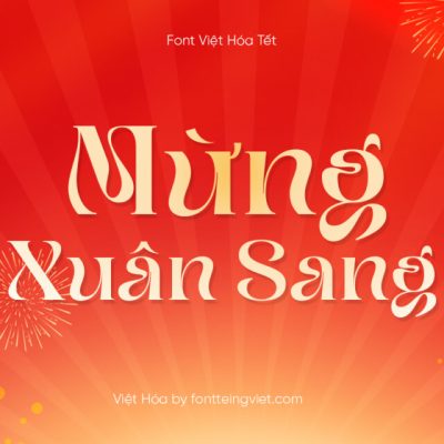 Font Việt hóa 1FTV VIP Meqanor – Font tết
